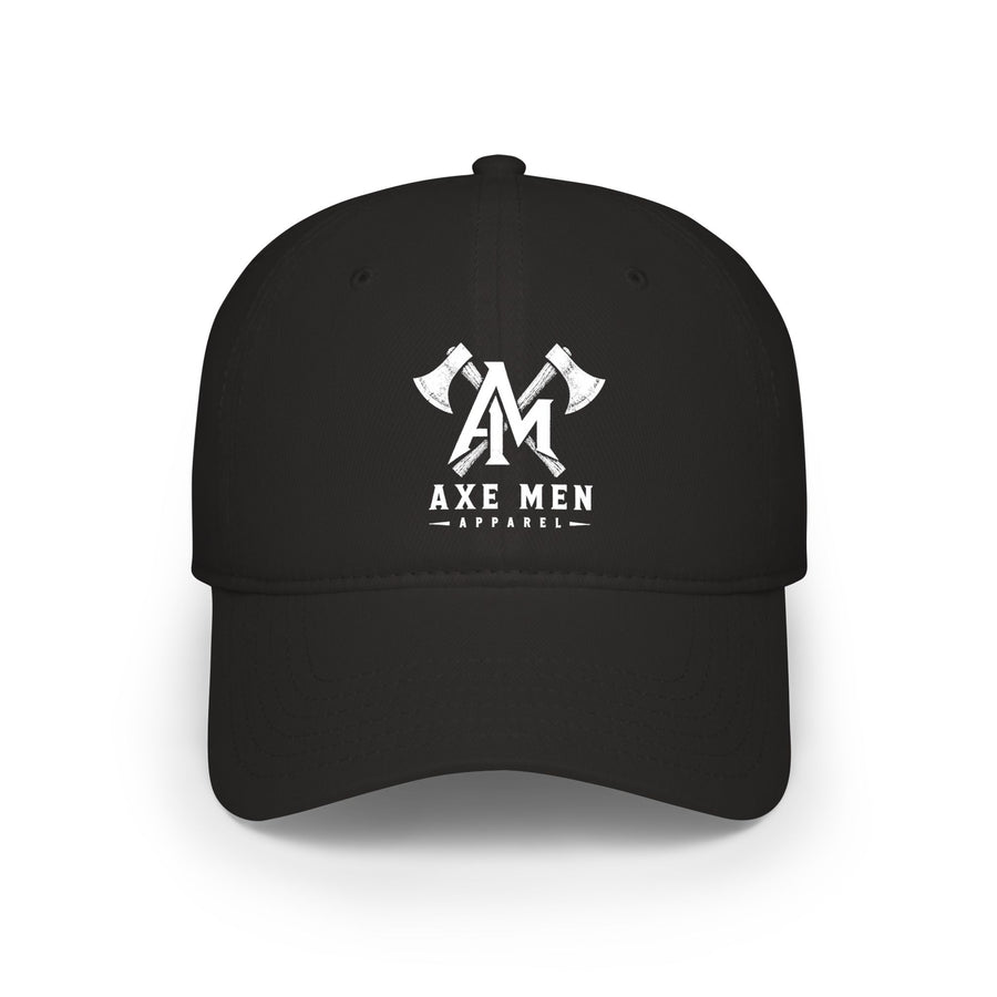 Axe Men Logo Baseball Cap — Low Profile Black Dad Hat