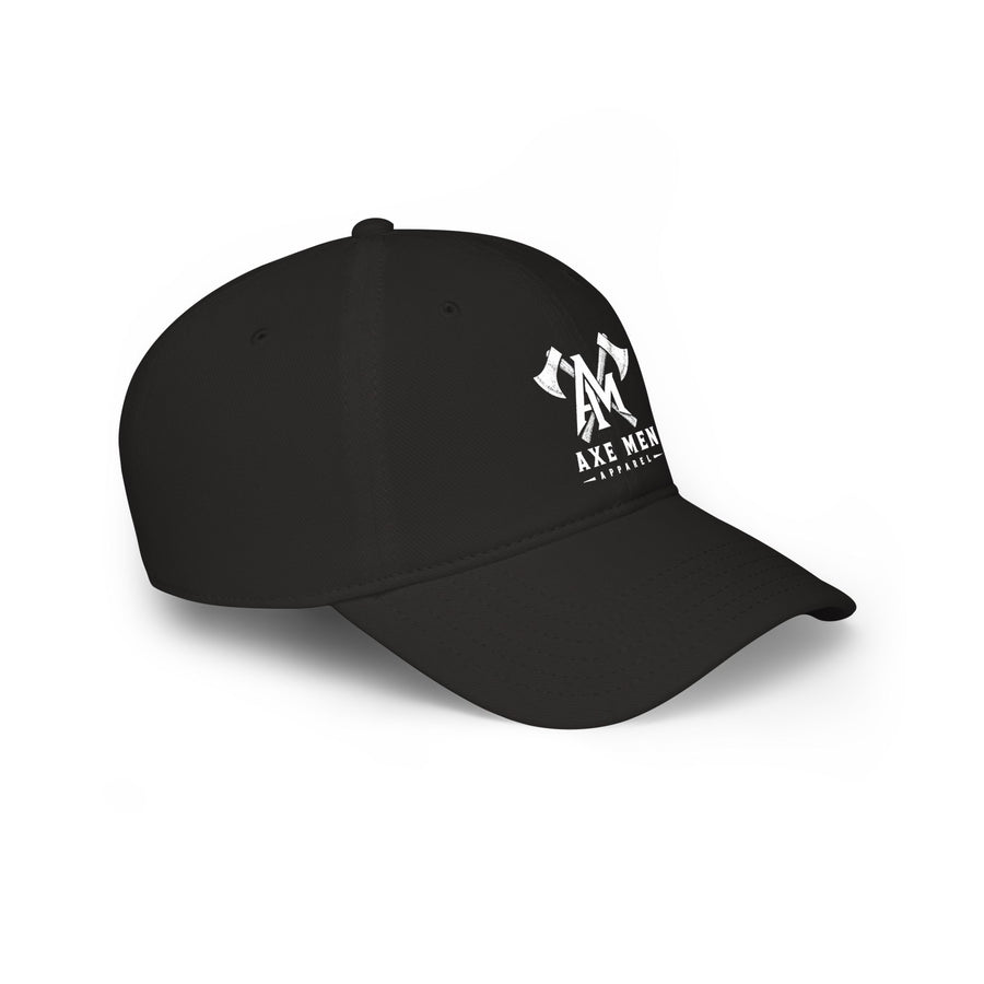 Axe Men Logo Baseball Cap — Low Profile Black Dad Hat