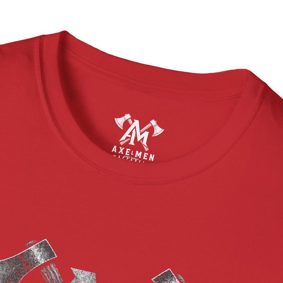 Axe Men Apparel Logo T-Shirt — Vintage Front Crossed Axes Graphic Tee