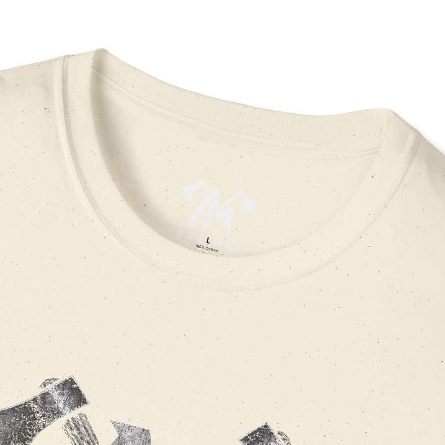 Axe Men Apparel Logo T-Shirt — Vintage Front Crossed Axes Graphic Tee