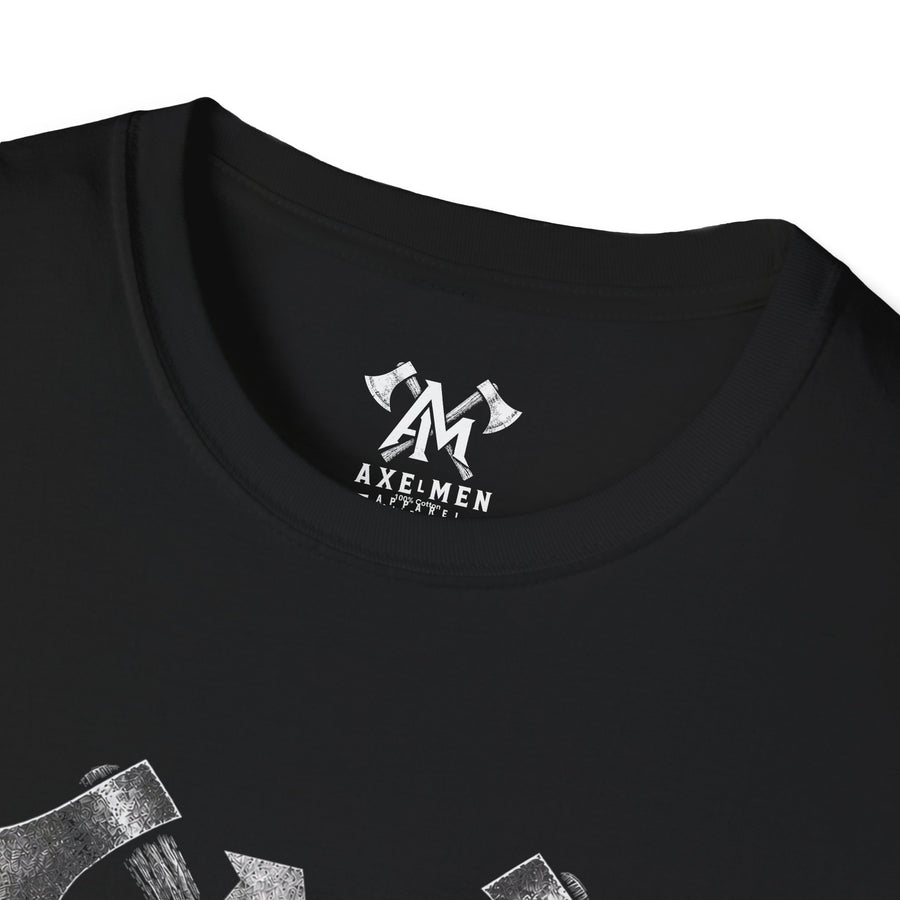Axe Men Apparel Logo T-Shirt — Vintage Front Crossed Axes Graphic Tee