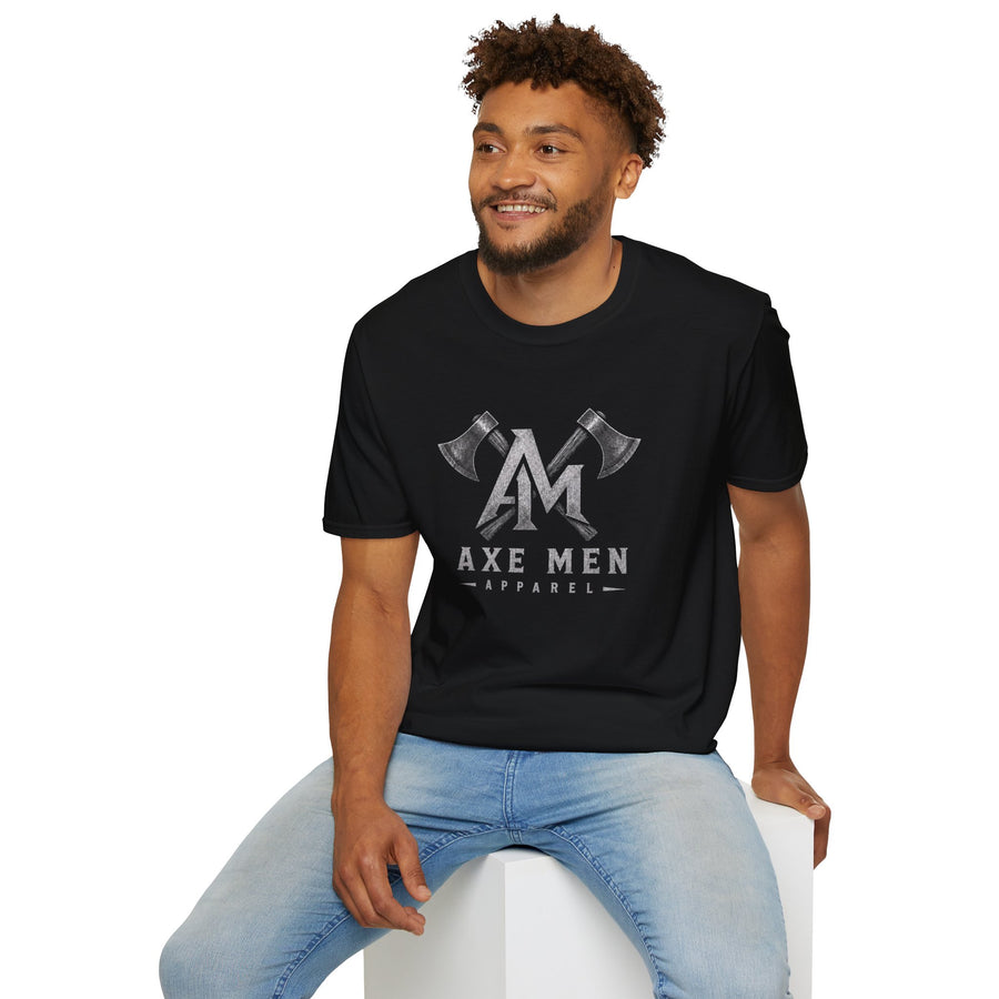 Axe Men Apparel Logo T-Shirt — Vintage Front Crossed Axes Graphic Tee