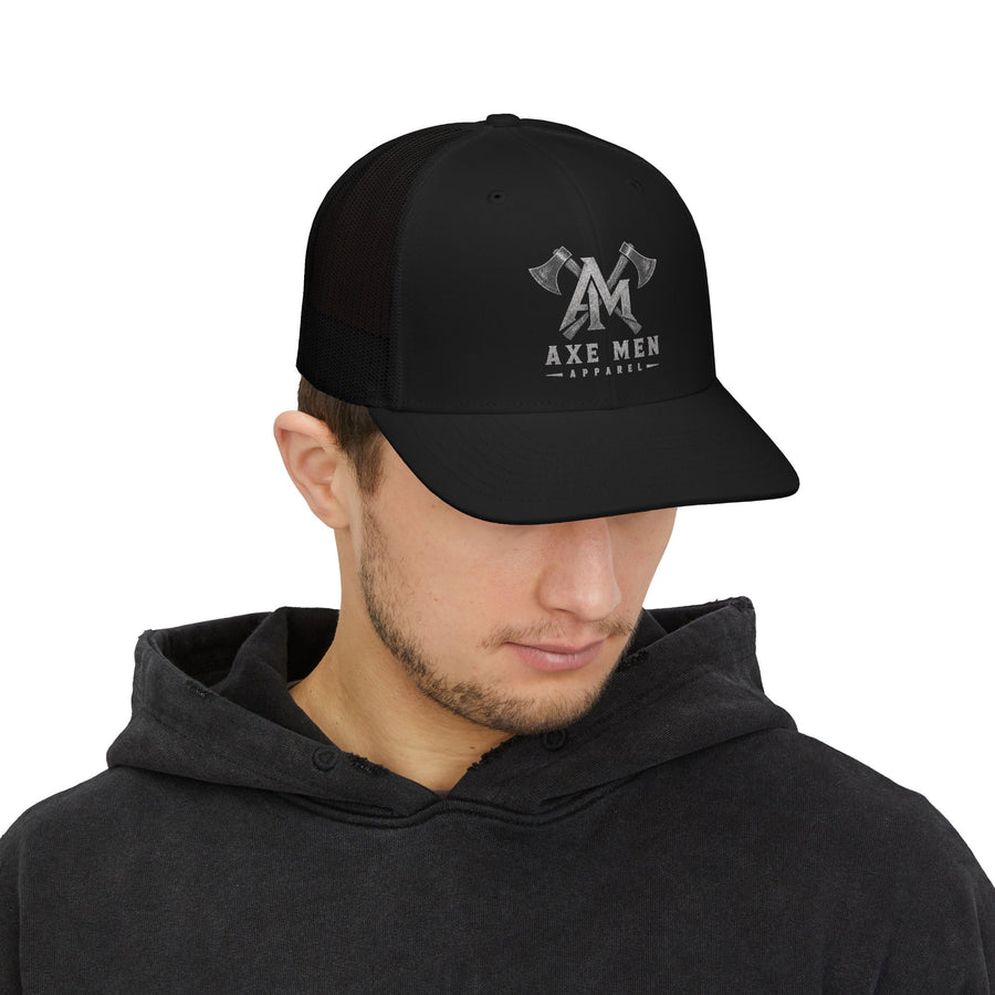Axe Men Trucker Snapback Cap — Axe Men Logo Mesh Hat
