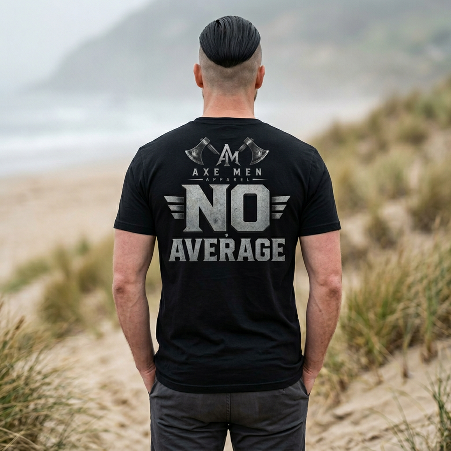 No Average T-Shirt — 'Axe Men' Graphic Tee