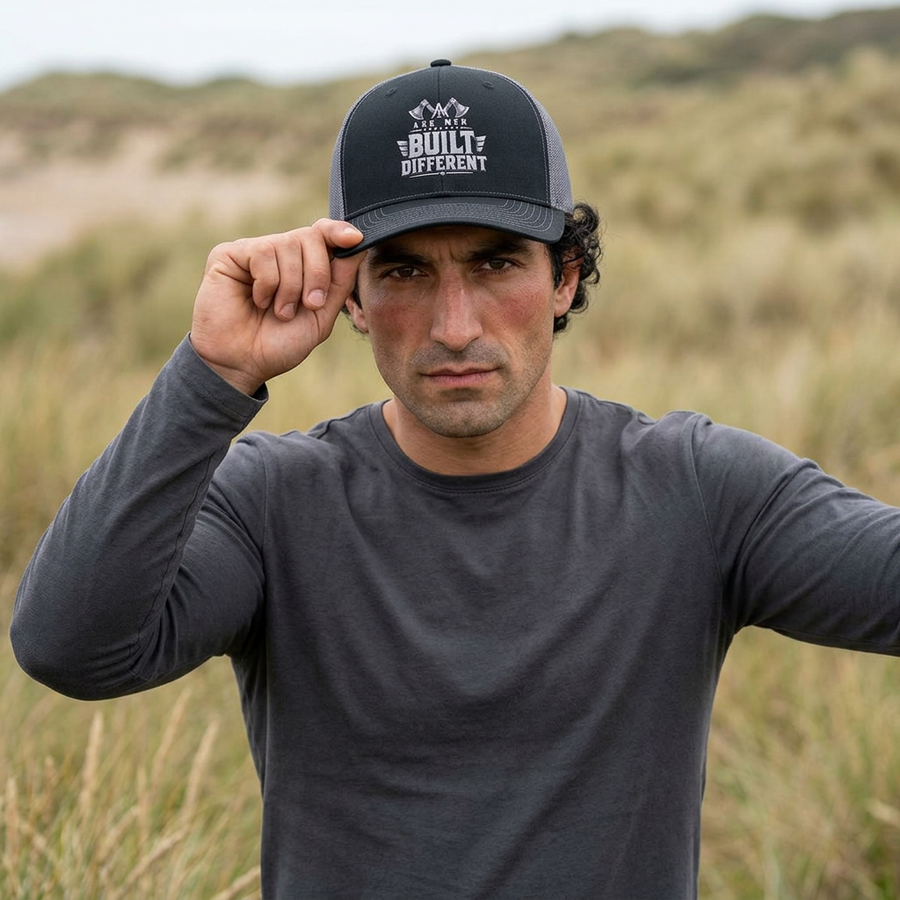 Trucker Cap — Built Different Axe Men Snapback