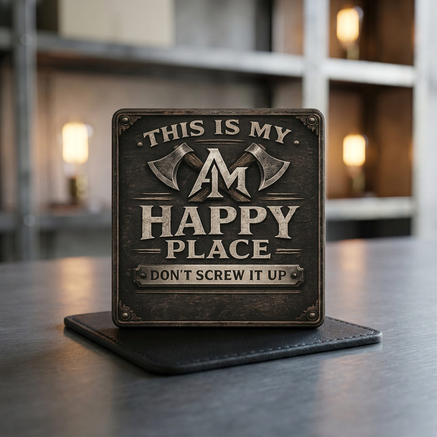 Metal Art Sign: This is My Happy Place