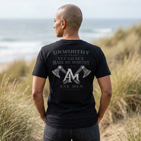 Unworthy of Grace, Yet Grace Made Me Worthy - Christian Values T-Shirt