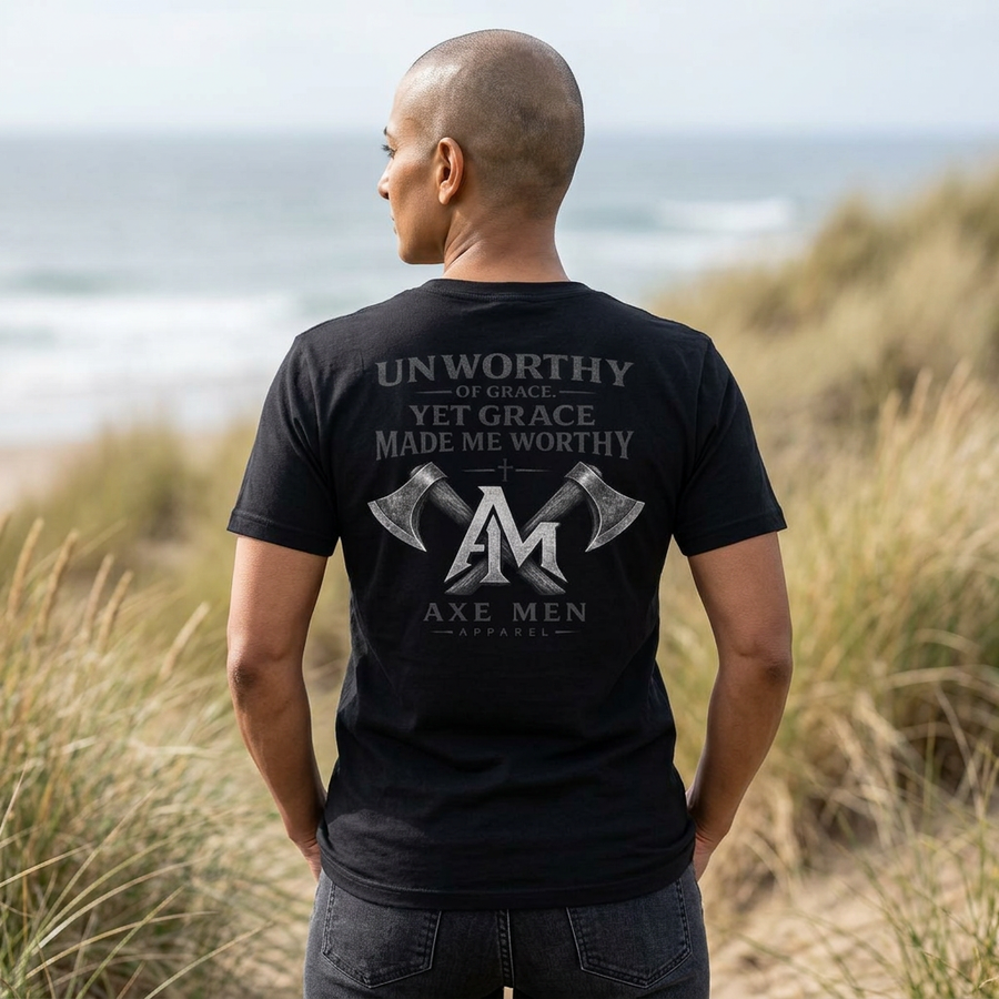 Unworthy of Grace, Yet Grace Made Me Worthy - Christian Values T-Shirt