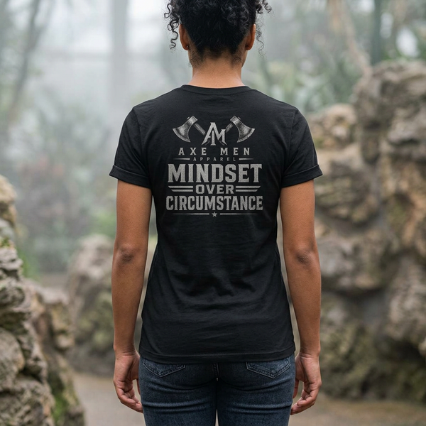 Motivational Women's Tee — Mindset over Circumstance