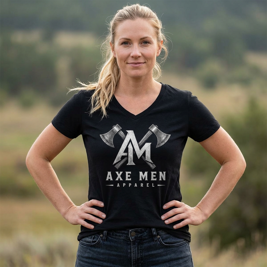 Women's V-Neck Tee — Unworthy of Grace Yet Grace Made Me Worthy