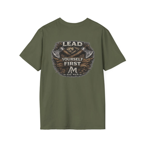 Lead Yourself First T-Shirt — Motivational Self-Leadership Tee
