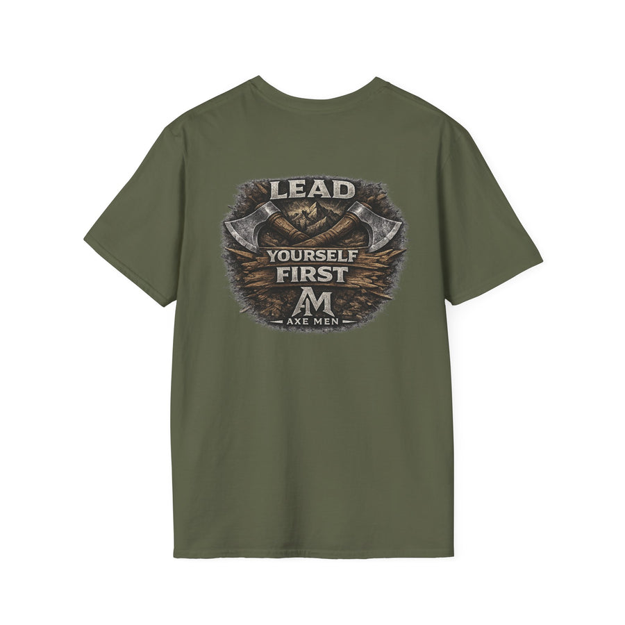 Lead Yourself First T-Shirt — Motivational Self-Leadership Tee