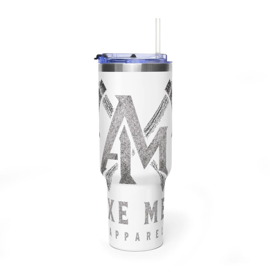 40oz Vacuum Tumbler — Vintage Axe Me Apparel Logo Stainless Travel Cup