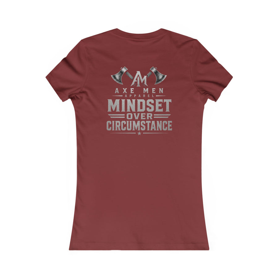 Motivational Women's Tee — Mindset over Circumstance
