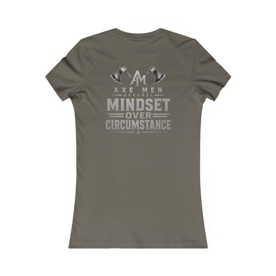 Motivational Women's Tee — Mindset over Circumstance