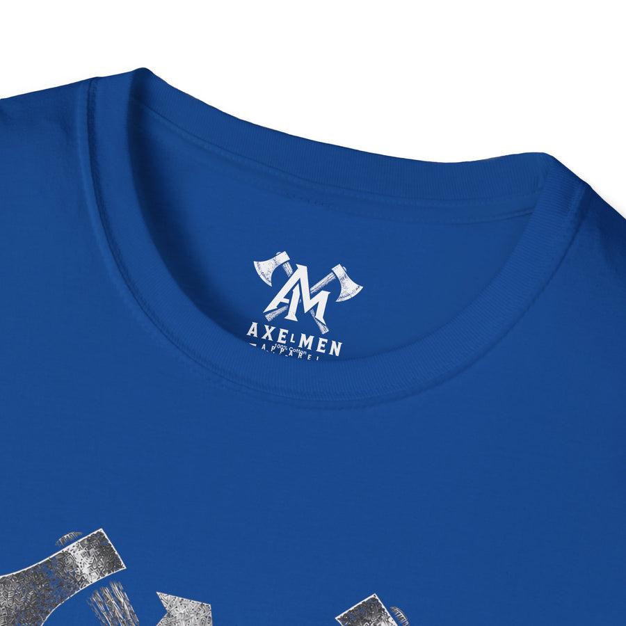 Axe Men Apparel Logo T-Shirt — Vintage Front Crossed Axes Graphic Tee