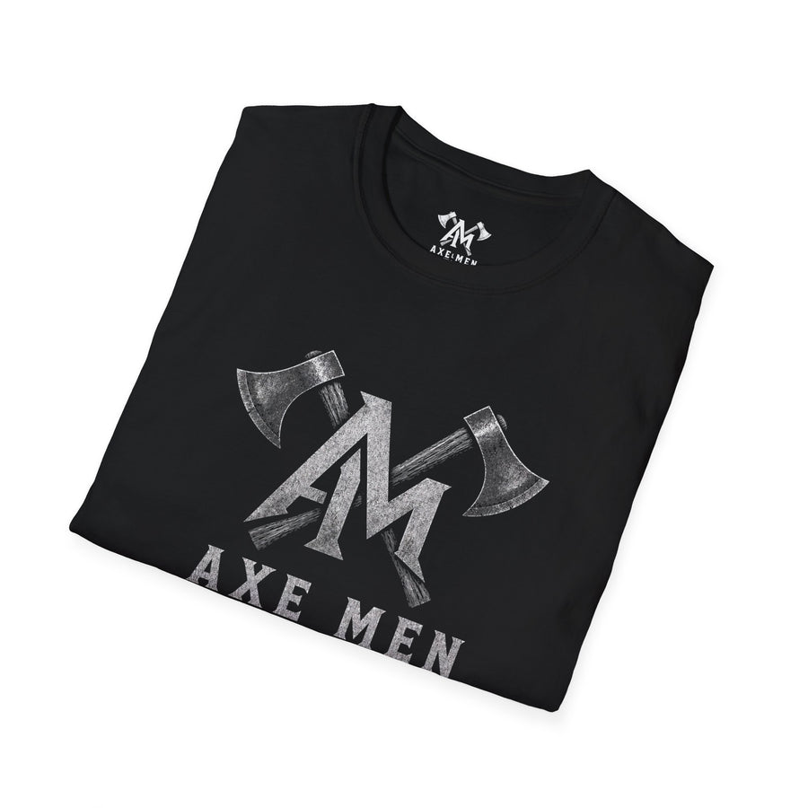 Axe Men Apparel Logo T-Shirt — Vintage Front Crossed Axes Graphic Tee