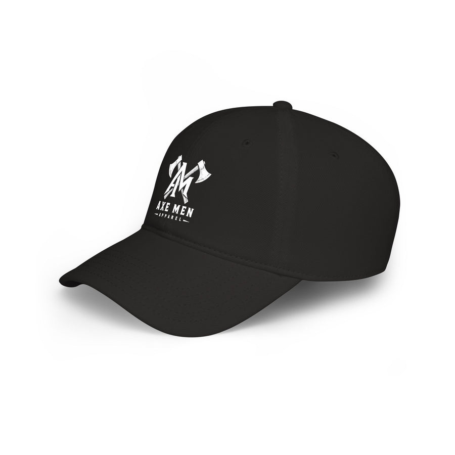 Axe Men Logo Baseball Cap — Low Profile Black Dad Hat