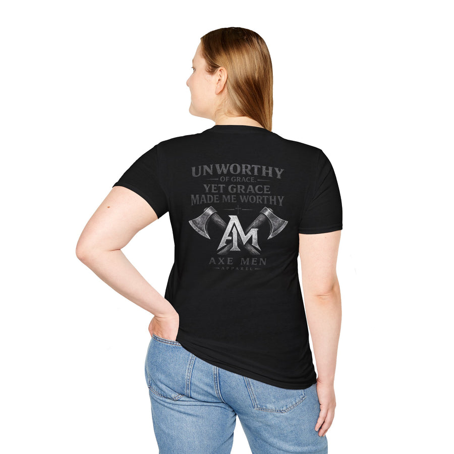 Unworthy of Grace, Yet Grace Made Me Worthy - Christian Values T-Shirt